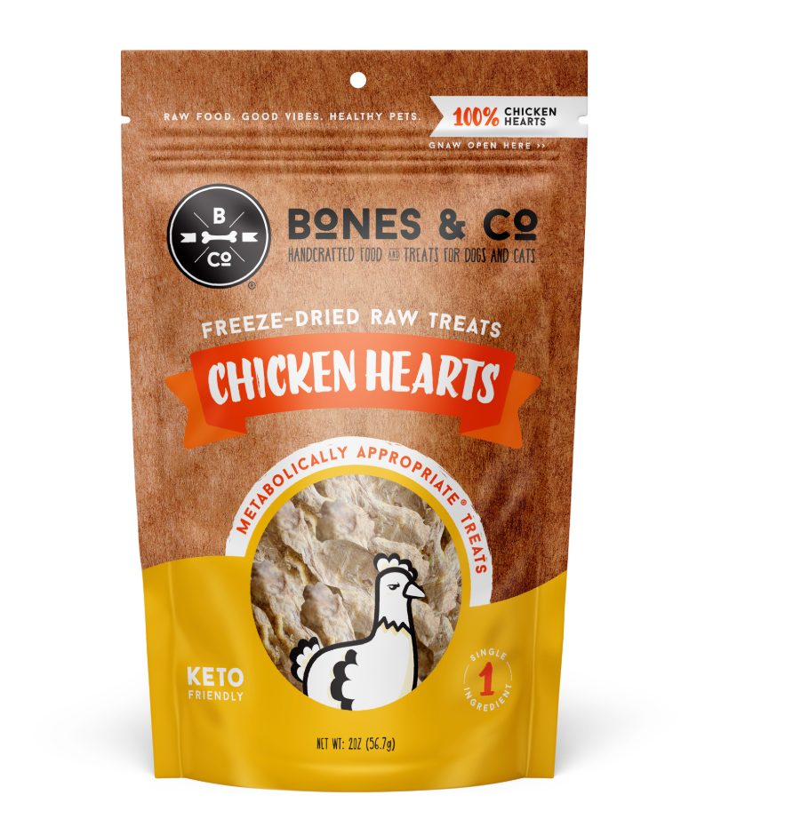 B&C Freeze Dried Chicken Hearts 1.9oz