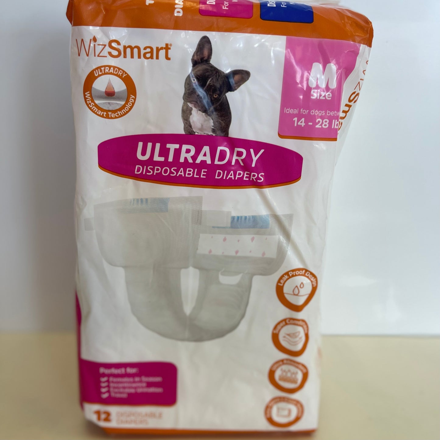WizSmart Ultradry Disposable Diapers 12CT