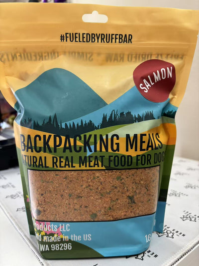 Salmon Ruff Food Freeze Dried Raw Backpacking Meals-16oz