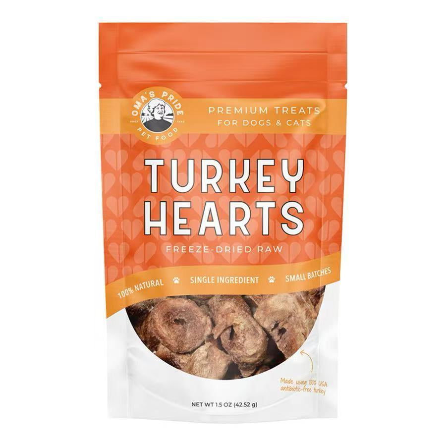 Oma's Pride  Turkey Hearts 1.5oz