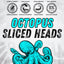 Mosaic Freeze-Dried Wild Octopus Sliced Heads 2.5 oz