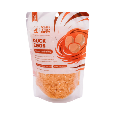 WildNFresh Freeze-Dried Duck Egg Topper 2oz