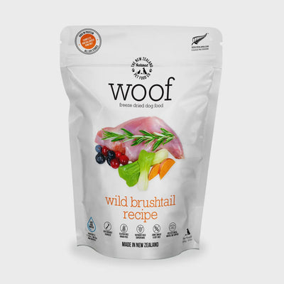 Woof  Freeze Dried Dog Food Wild Brushtail 9.9oz
