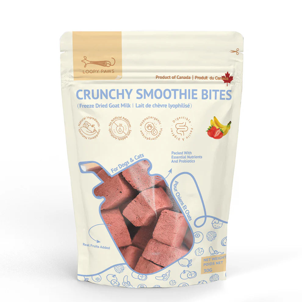 Loopy Paws Crunchy Smoothie Bites 30g