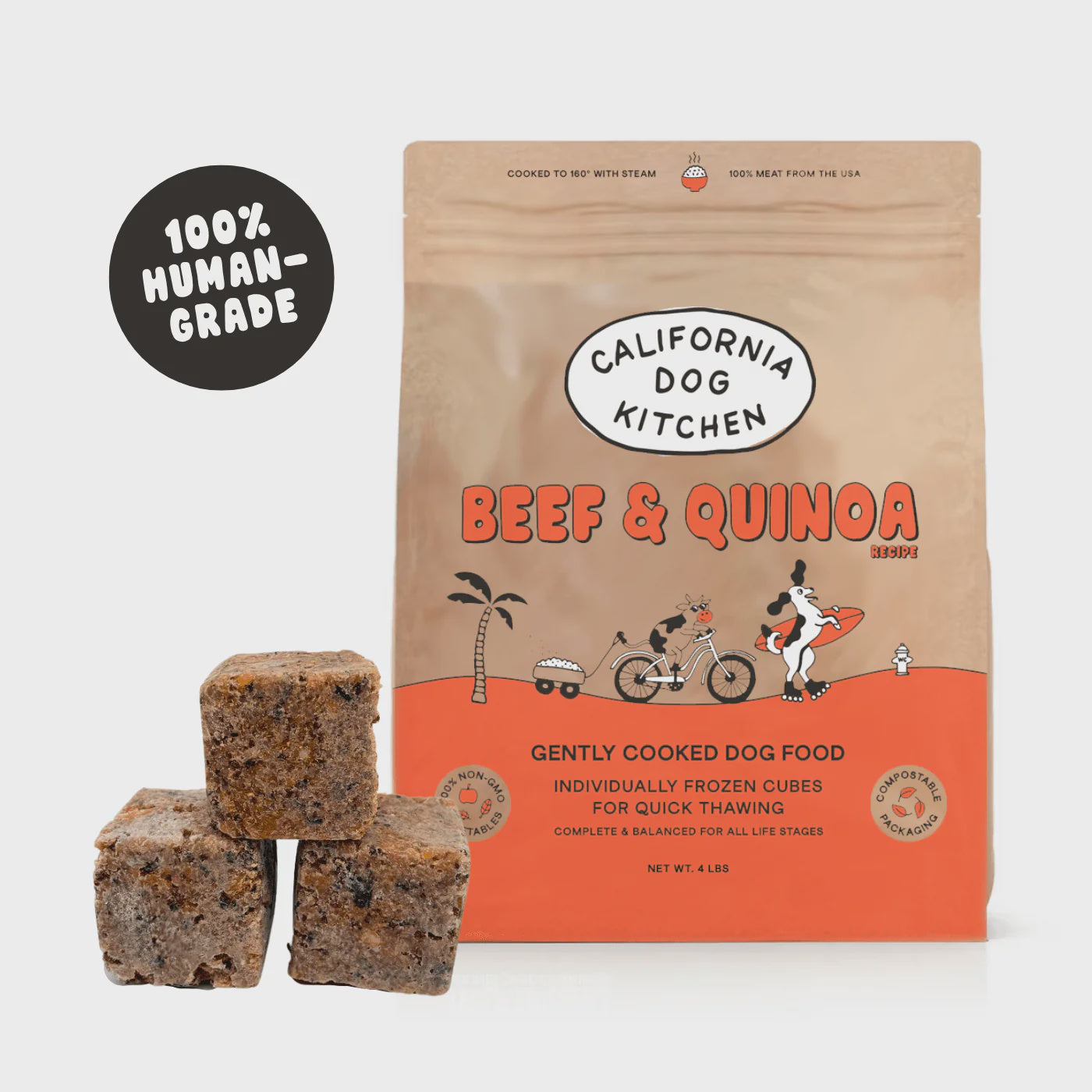 California Dog Kitchen Beef & Quinoa Recipe 4lb