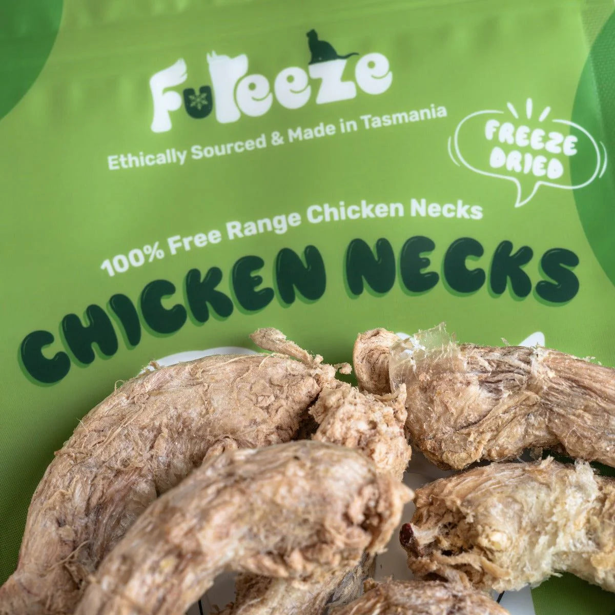 Fureeze Freeze Dried Chicken Necks 50g