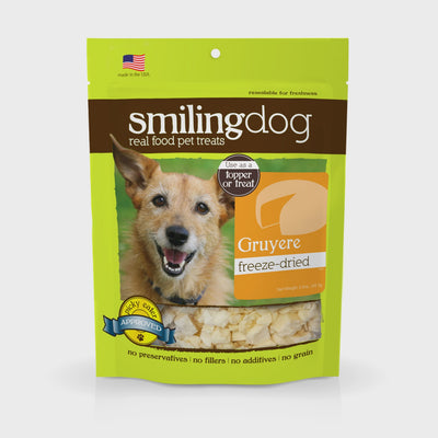 Smiling Dog Freeze-Dried Cheese Treats-Smoked Gouda