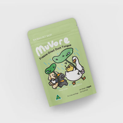 MuVore Freeze Dried Duck Tongue 10pc