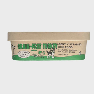California Dog Kitchen Grain Free Turkey Recipe 1lb