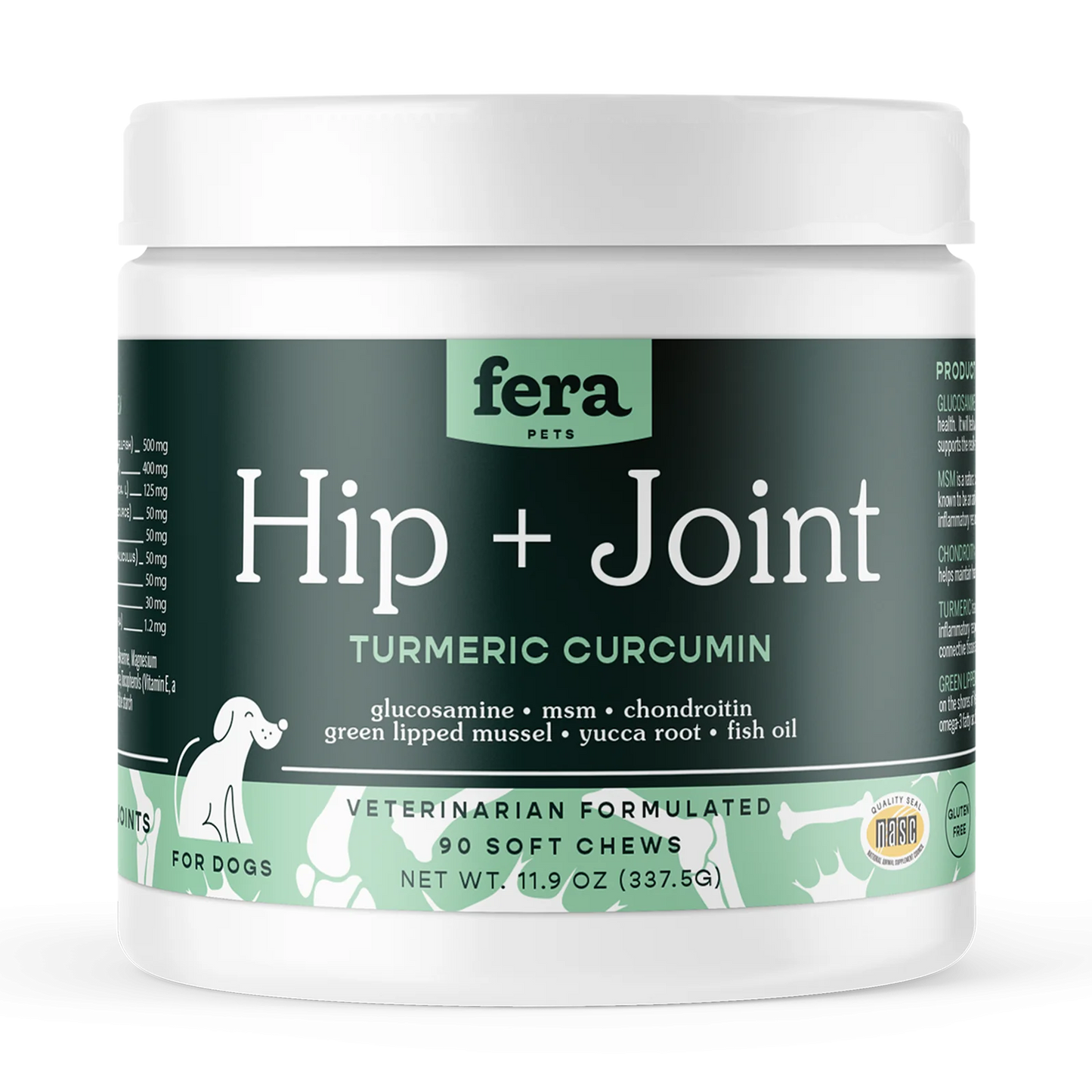 Fera Hip + Joint Support for Dogs 11.9oz
