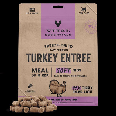 Vital Essentials Cat Freeze-dried Soft Nibs Meal-12oz