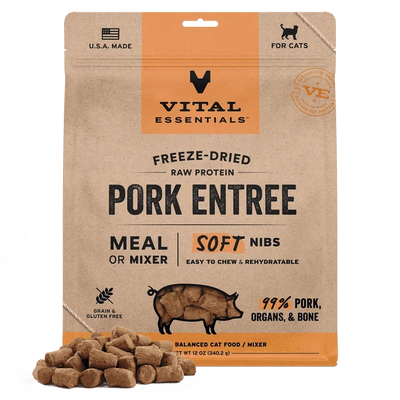 Vital Essentials Cat Freeze-dried Soft Nibs Meal-12oz