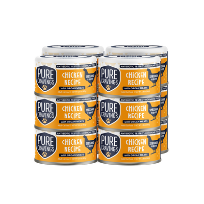 Pure Cravings Cat Food Shredded in Broth 2.8oz