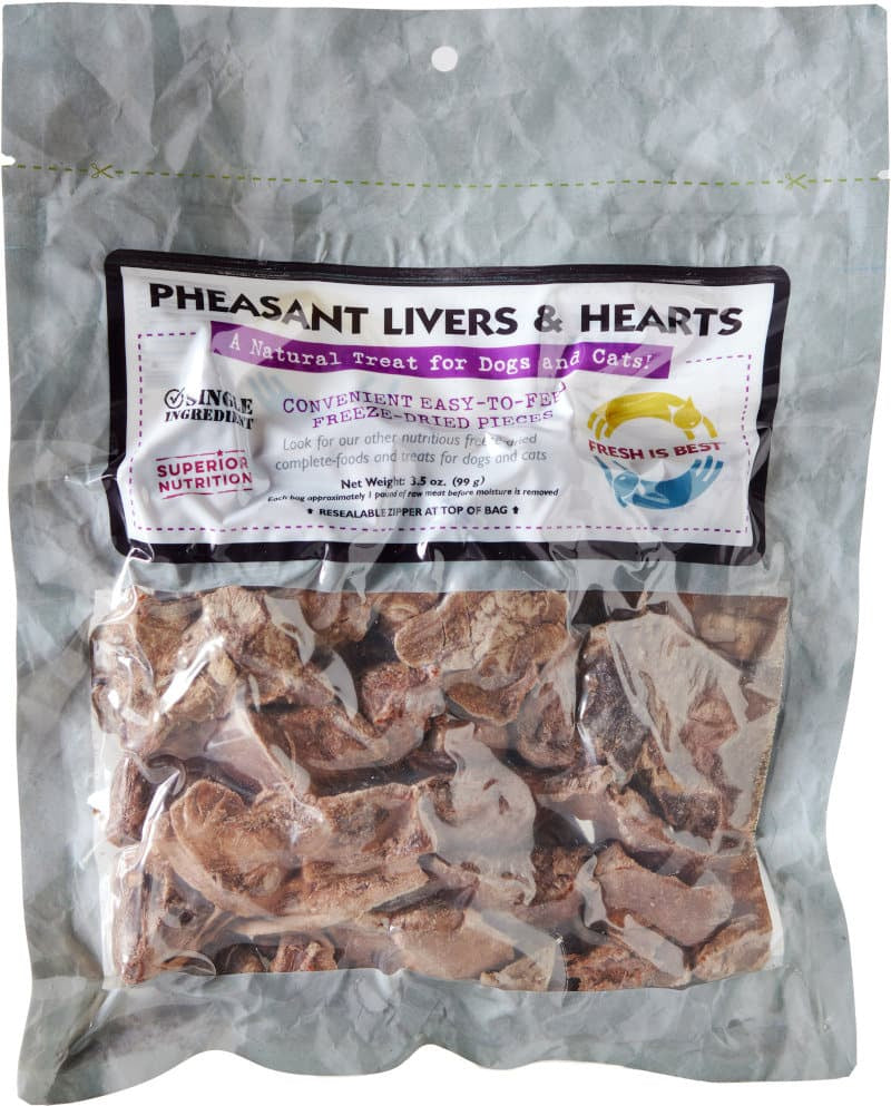 Fresh Is Best Freeze Dried Pheasant Livers & Hearts 3.5oz