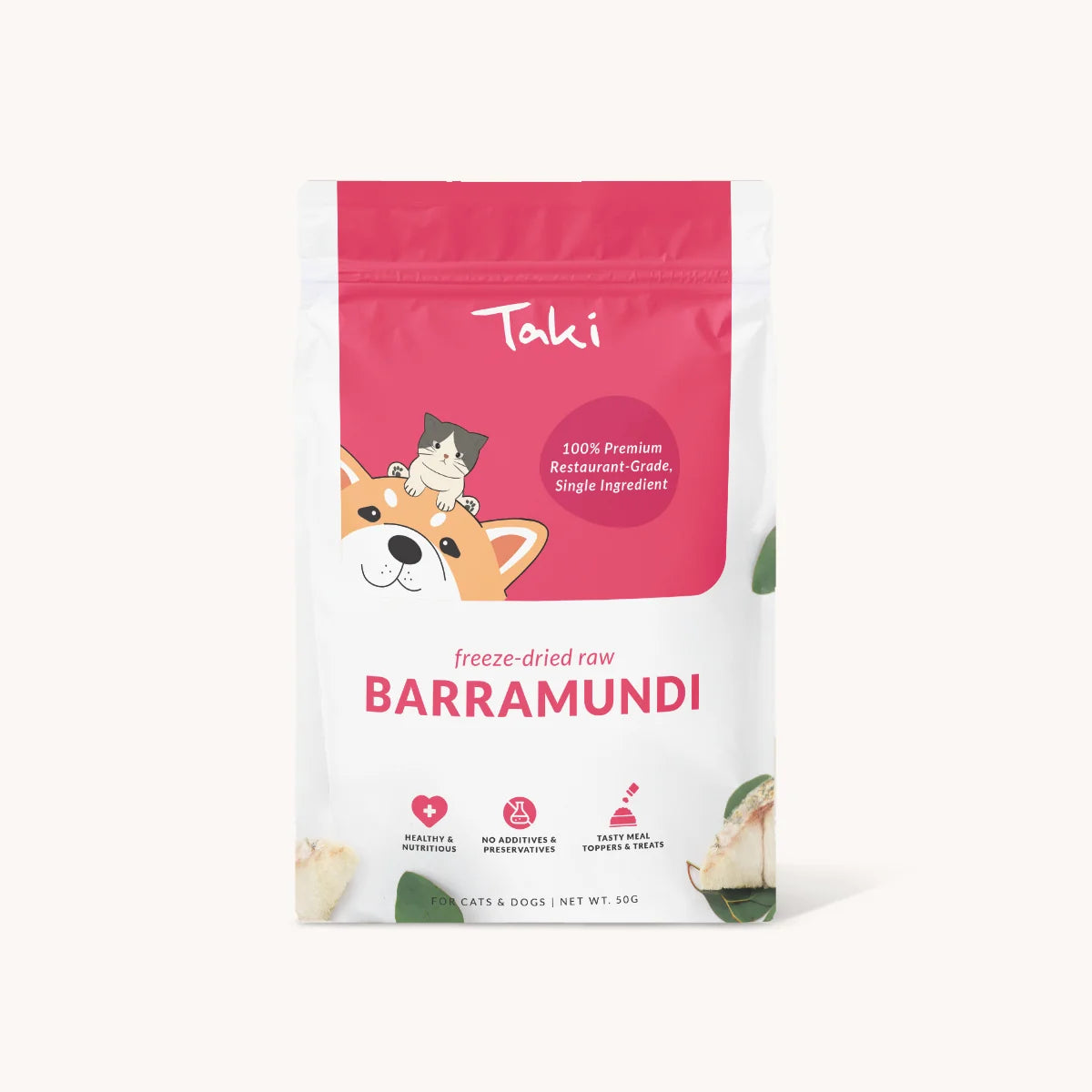 Taki Freeze Dried Barramundi 50g