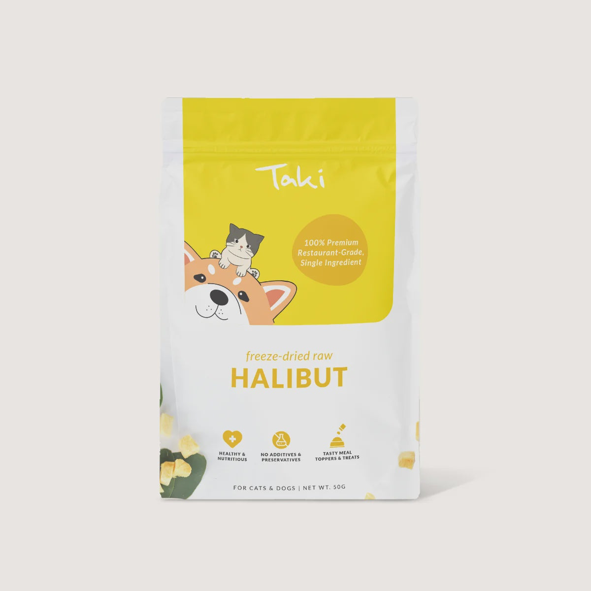 Taki Freeze Dried Halibut 50g
