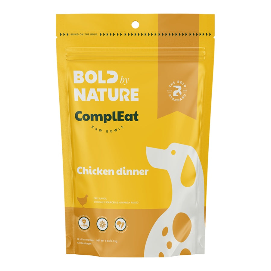Bold by Nature Dog Frz Chicken Patties 6lb