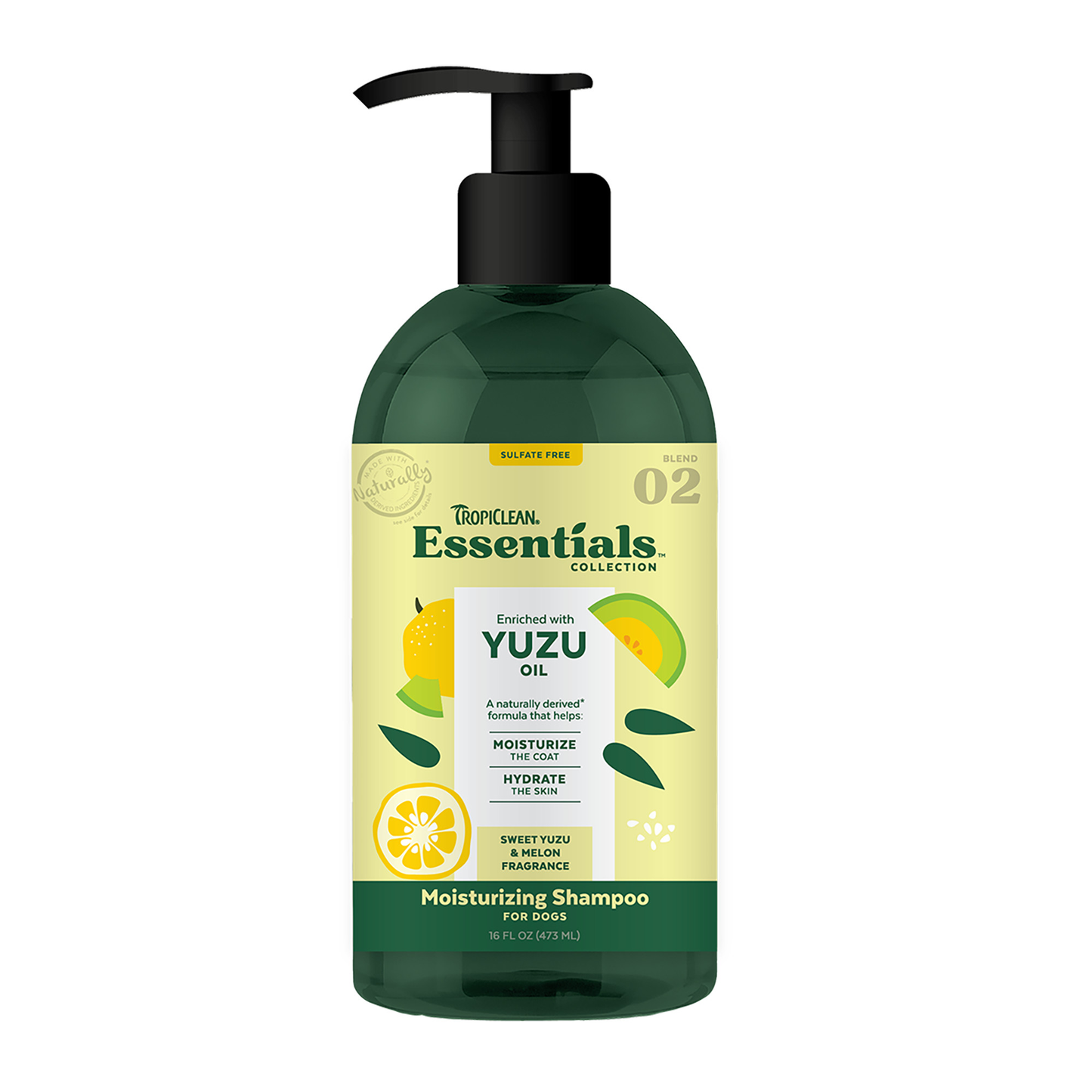 Tropiclean Yuzu Oil Shampoo for Dogs 16oz