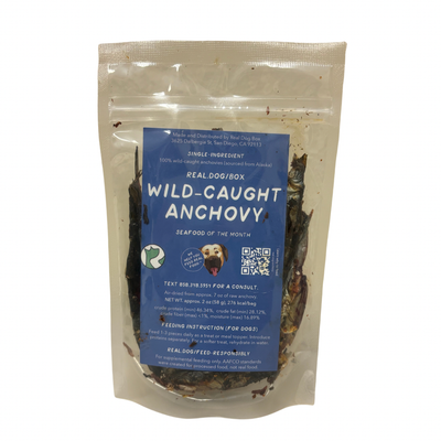 Real Dog Wild-Caught Anchovy 2oz