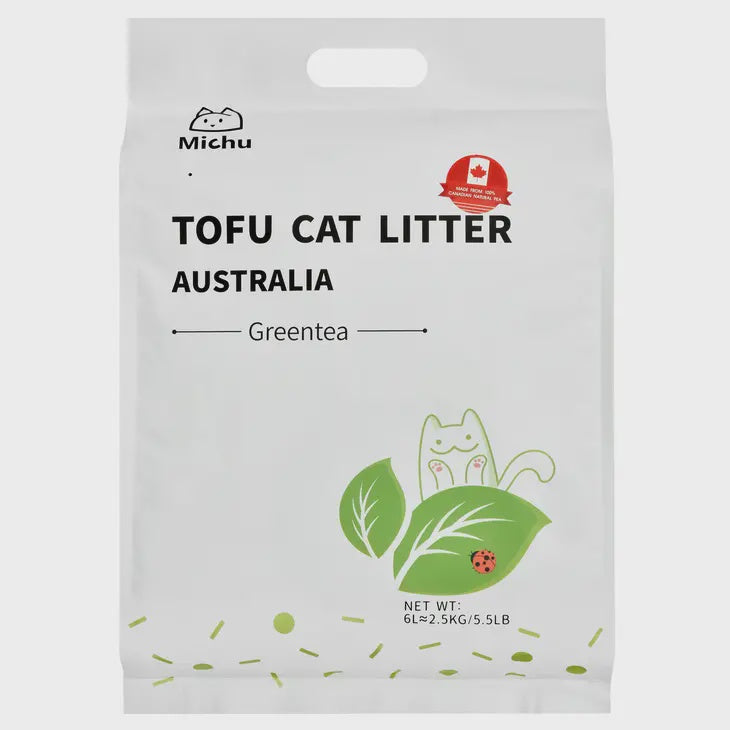 Michu Tofu Cat Litter Green Tea  5.5lb