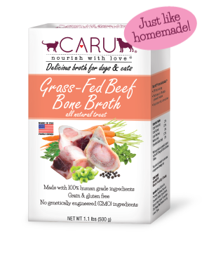 Caru Grass-Fed Beef Bone Broth for Dogs and Cats 500g