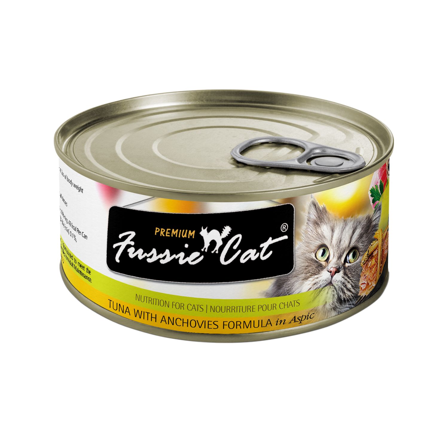 Fussie Cat Tuna With Anchovies 2.82oz