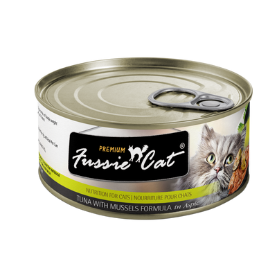 Fussie Cat Tuna With Mussels 2.82oz