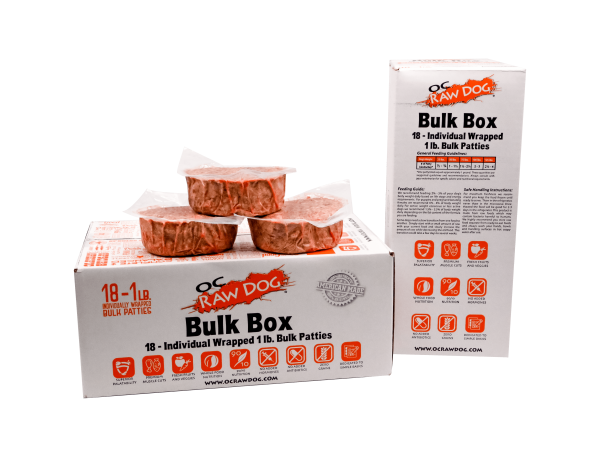 OC Raw Dog Chicken&Fish Bulk Box 18lb