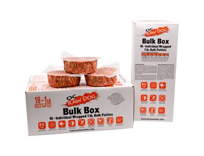 OC Raw Dog Chicken&Fish Bulk Box 18lb