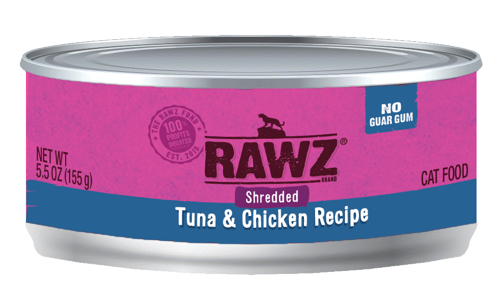 Rawz Cat Can Shredded Tuna&Chicken 5.5oz
