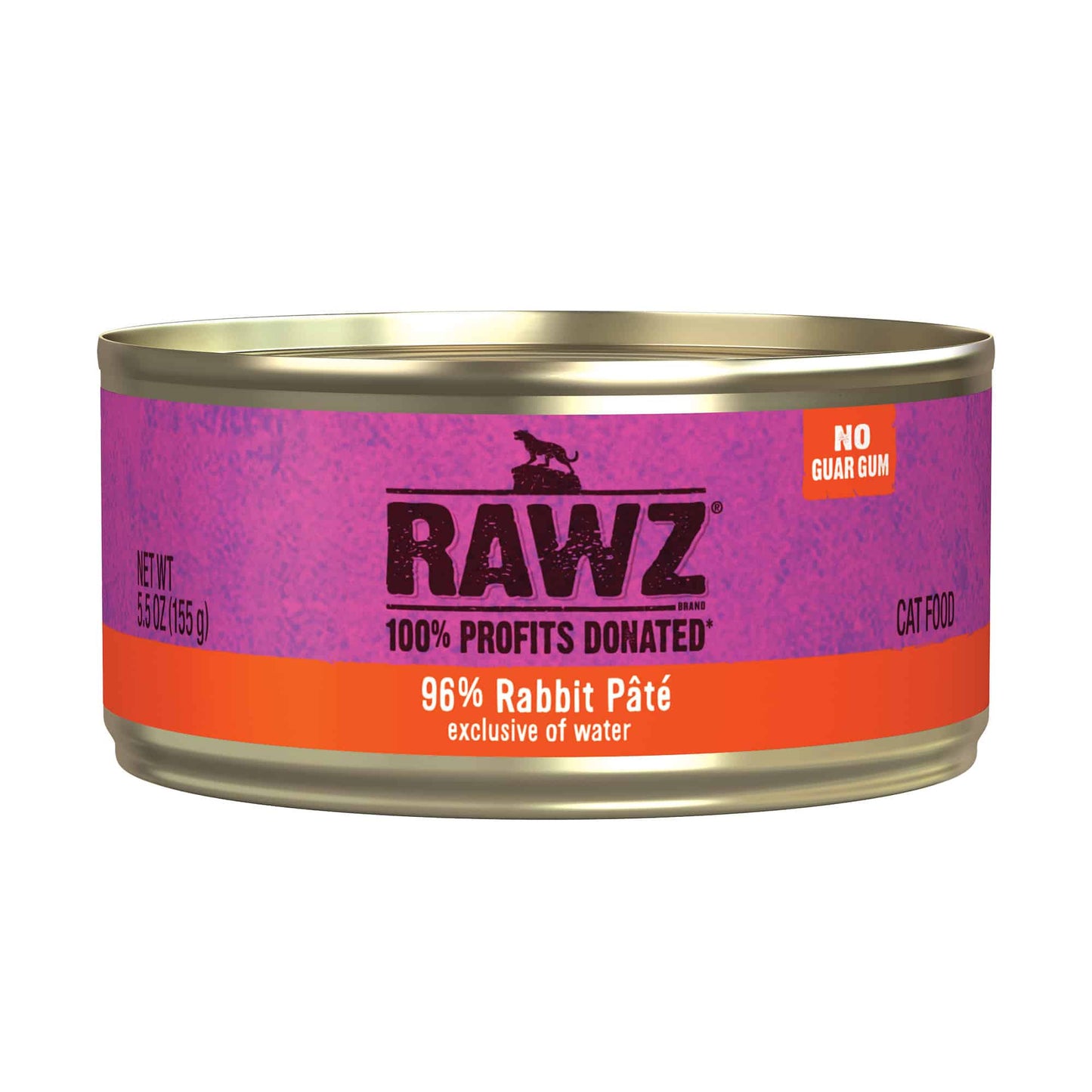 Rawz Cat Can Pate Rabbit 3oz