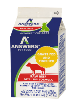 Answers Dog Detailed Raw Beef