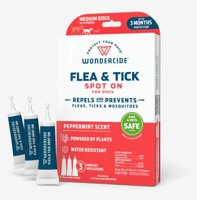 Wondercide Flea & Tick Spot On Natural Essential Oils