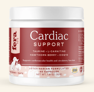 Fera Cardiac Support for Dogs and Cats 60 Capsules