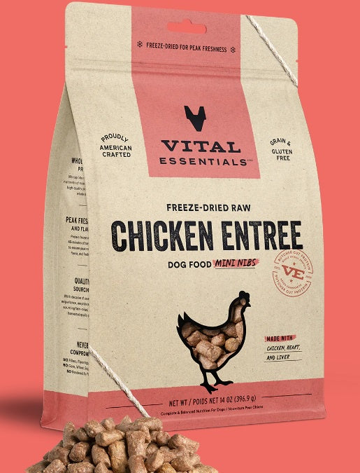 Vital Essentials Dog Mini Nibs Chicken 14oz