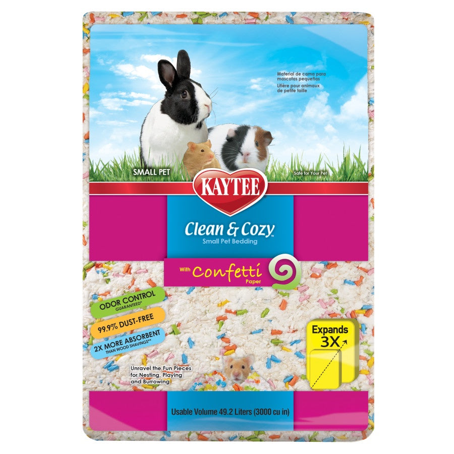 Kaytee Clean & Cozy Confetti Bedding 49.2layliters