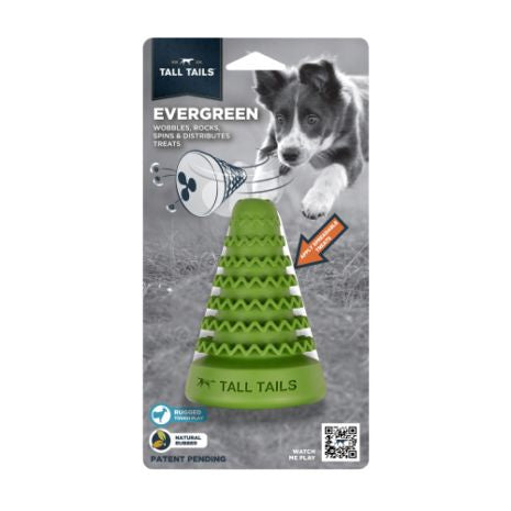 Tall Tails Natural Rubber Evergreen Tree Dog Toy