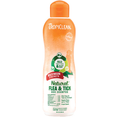 Tropiclean Flea & Tick Dog Shampoo 20oz